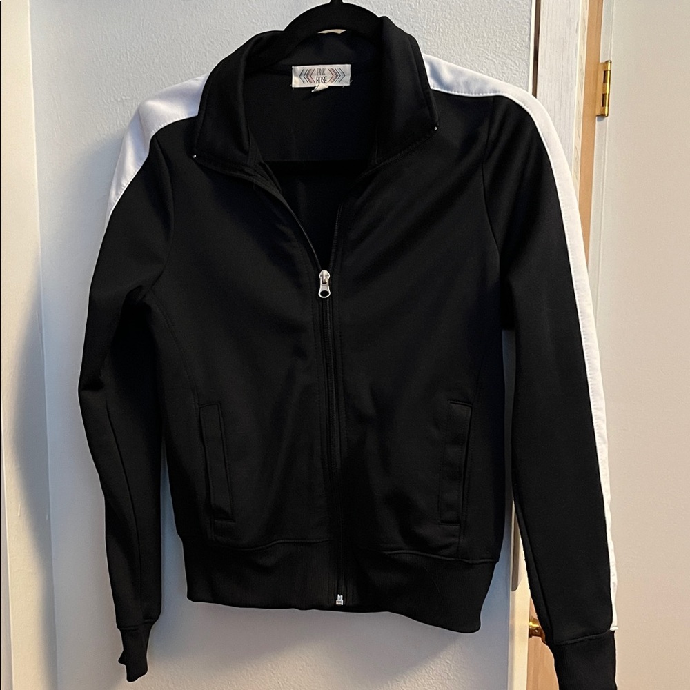 Pink Rose Black Jacket